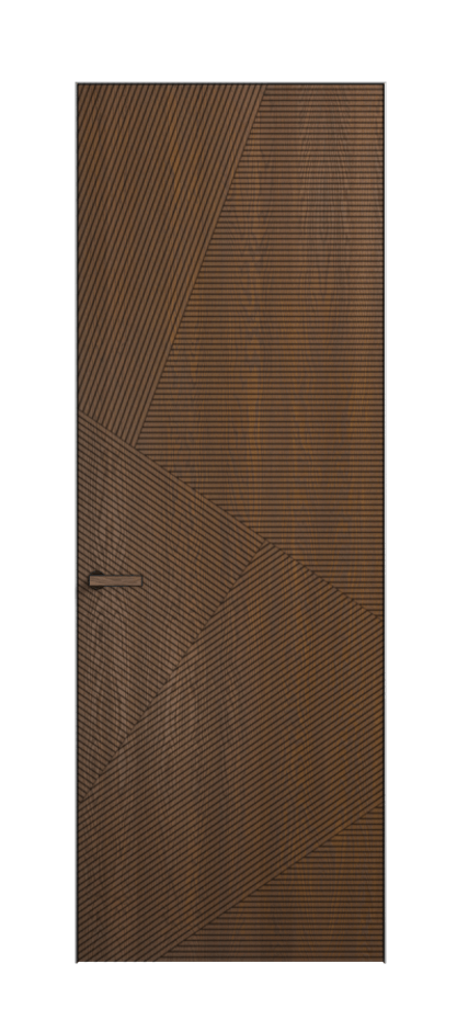 Межкомнатная дверь Вельвет 8213 Дуб каштановый матовый. Цена 160769  | Volhovec