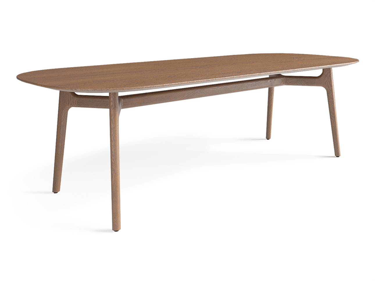 Стол Primo обеденный на 8 персон Дуб каштановый матовый