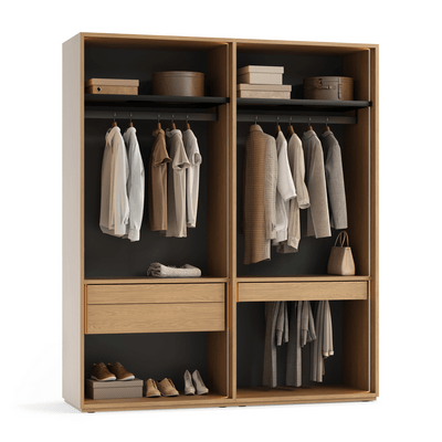 Мебель Гардеробные Модуле. Цвет Дуб Каселла коричневый. Материал ЛДСП древесный. Коллекция Идея 1. Фото. Мебель Гардеробные Модуле. Цвет Дуб Каселла коричневый. Материал ЛДСП древесный. Коллекция Идея 1. Картинка.