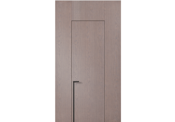 Панели для отделки стен Стеновая панель Фрезерованные Дуб дымчатый. Цвет Дуб дымчатый. Материал Шпон ценных пород. Коллекция Фрезерованные. Картинка.