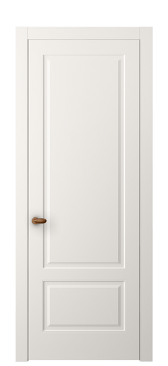 Дверь межкомнатная АКП 8541 МПБЛ. Цвет Матовый пудровый белый. Материал Гладкая эмаль. Коллекция Эссе. Картинка.