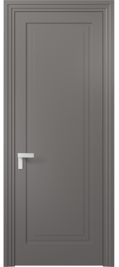 Дверь межкомнатная АКП 8301 МКЛС Матовый классический серый. Цвет Матовый классический серый. Материал Гладкая эмаль. Коллекция Rocca. Картинка.