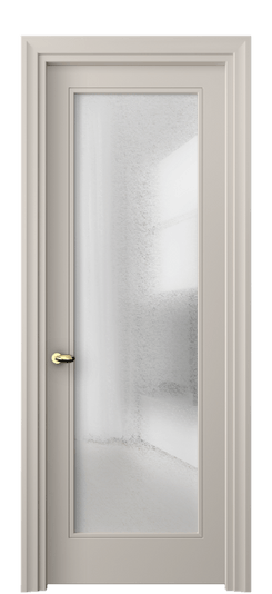 Дверь межкомнатная 8502 МСБЖ ЛЕД. Цвет Матовый светло-бежевый. Материал Гладкая эмаль. Коллекция Esse. Картинка.