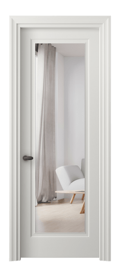 Дверь межкомнатная 8503 МСР ЗЕР. Цвет Матовый серый. Материал Гладкая эмаль. Коллекция Esse. Картинка.