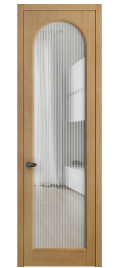 Дверь межкомнатная 6804 БНМ MORU. Цвет Бук натуральный матовый. Материал Массив бука матовый. Коллекция Палаццо. Картинка.
