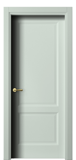 Дверь межкомнатная 1421 NCS S 1005-B80G. Цвет NCS NCS S 1005-B80G. Материал Гладкая эмаль. Коллекция Галант. Картинка.