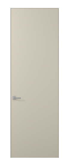 Дверь межкомнатная 0010 ПЭСБ. Цвет ПЭТ светло-бежевый. Материал ПЭТ. Коллекция Планум. Картинка.